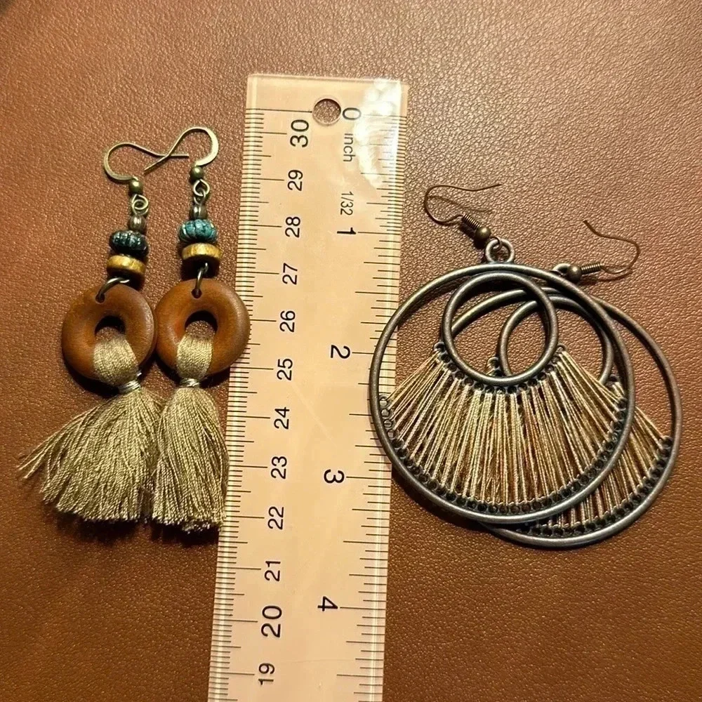 🌺 Two Pairs of Boho Earrings NWOT 🌺‎